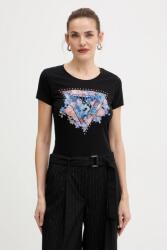 Guess t-shirt fekete, W5BI29 J1314 - fekete XL