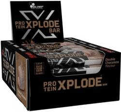 Olimp Protein Xplode Protein Bar, Ciocolată dublă - 25 bucăți