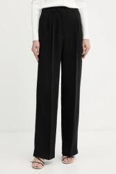 Guess nadrág THEOLINE fekete, magas derekú széles, W5YB08 WGHC2 - fekete XS