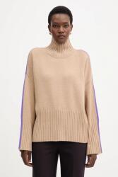 PINKO gyapjú pulóver könnyű, bézs, garbónyakú, 105396 A2PL - bézs M