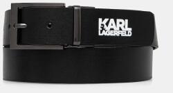 Karl Lagerfeld bőr öv - fekete 90 - answear - 31 990 Ft