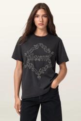 AllSaints t-shirt DRIP - fekete M