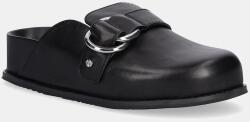 MICHAEL Michael Kors bőr papucs Jaden - fekete Női 36