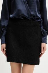 Guess szoknya ZITA fekete, mini, egyenes, W5BD68 W2392 - fekete M