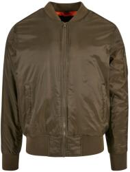 Build Your Brand Meleg férfi bomber dzseki - Sötét olív | L (BY030-1000325099)