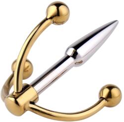  Urethralplay - horgonyos fém dilátor - 4, 5cm (ezüst) - erotikashow