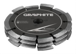 GRAPHITE Gyémánttárcsa a Graphite 59G371 három tárcsás falhoronymaróhoz 150mm (57H696)