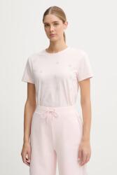 Guess pamut póló RHOMBUS rózsaszín, V5BI14 I3Z14 - rózsaszín XXS