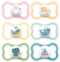 MAM Játszócumi Air, megújult! szilikon lapított (méret: 3) 16+ hó