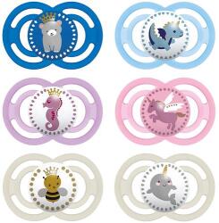 MAM Játszócumi Perfect szilikon lapított (méret: 2) 6+ hó