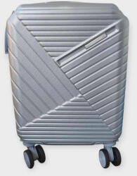Leonardo Da Vinci Wizzair kézipoggyász 40 x 30 x 20 cm bőrönd kivehető kerekes ezüst (le-3053-xs-silver)