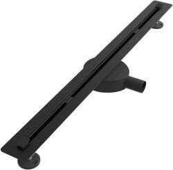 Gamma Proline lineáris padlóösszefolyó 90 cm, fekete, beépíthető (OLPL-900bk)