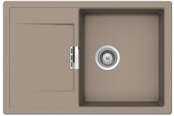 SCHOCK Mono D-100 Cristadur Green Line Twilight gránit mosogatótálca, szifonnal, taupe szürke, beépíthető (6426980541779)