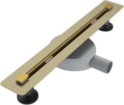 Gamma Proline lineáris padlóösszefolyó 50 cm, arany, beépíthető (OLPL-500gd)