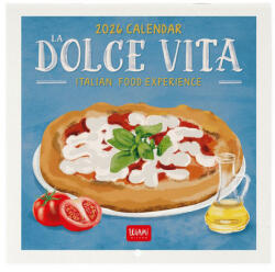  CAL260132 Legami falinaptár (18x18 cm) La Dolce Vita 2026 (CAL260132)