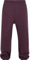 Build Your Brand Pantaloni de trening pufoși pentru bărbați Fluffy - De prună | M (BY286-1000384532)