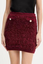 Guess szoknya AOMORI bordó, mini, ceruza fazonú, W5BD1X Z4090 - burgundia L