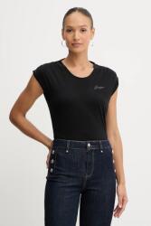 BOSS Orange pamut top - fekete L