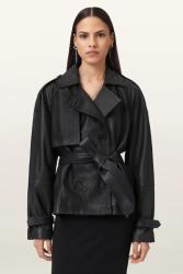AllSaints bőr ballonkabát REED - fekete S