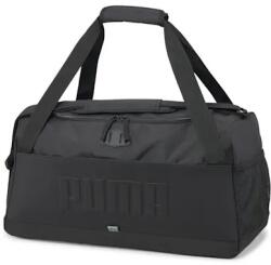 PUMA elegáns kis méretű S sporttáska domború feliratos fekete