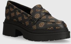 Guess mokaszin FINDA2 barna, női, platformos, FLTFI2 FAL14 - barna Női 40