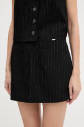 Guess miniszoknya ZANITA fekete, mini, egyenes, W5BD64 W2422 - fekete M