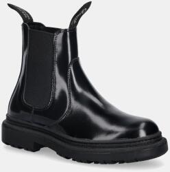 Gant bőr bokacsizma Timbly fekete, lapos talpú, 31551066 - fekete Női 36