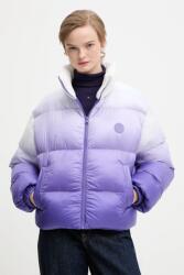 HUGO Blue rövid kabát lila, téli, oversize, 50543604 - lila S