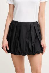 Pinko pamut szoknya fekete, mini, harang alakú, 105183 A2LD - fekete 40