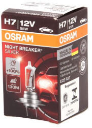 OSRAM Night Breaker Silver 12V H7 izzó +100%