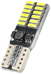  LED izzó 24V T10 24SMD LED FEHÉR CANBUS