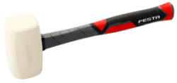 FESTA Gumikalapács fehér üvegszálas nyéllel 600gr. Festa (87-19281)
