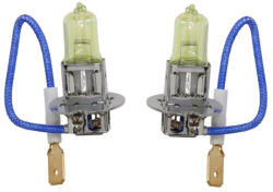  Halogén Izzó H3 12V 55W P22S RETRO SÁRGA párban Powertec