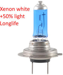  Halogén izzó H7 xenon fehér 12V 55W +50% Longlife