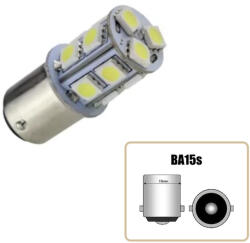  LED izzó 24V BA15s 13 SMD LED torony fehér