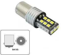  LED IZZÓ 12V BA15s 15 SMD LED 21W fehér CANBUS