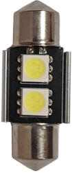  LED izzó 12V szofita 2 SMD LED 31mm FEHÉR CANBUS