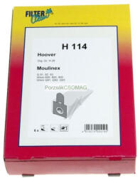 FilterClean Papír porzsák H114 6db/csomag