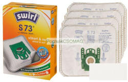 Melitta Porzsák SWIRL S73 4db/csomag + 1db mikroszűrő, Antiallergén, mikroszálas