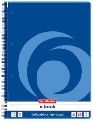 Herlitz College A4 80lapos lefűzhető vonalas spirálfüzet (00306423)