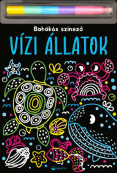  Vízi állatok - Bohókás színező