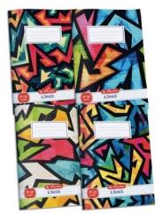 Herlitz Neon Art A5 kockás füzet (09545625)