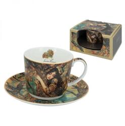 CARMANI Laura Lozano porcelán csésze aljjal - 230 ml - díszdobozban CARMANI (IMO-CHH-840-7550)