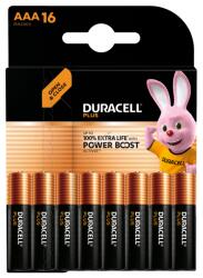 Duracell Plus Power LR3, AAA, Micro elem 16db/csomag