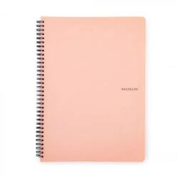 KARTON P+P Pastelini Apricot A4 60 lapos vonalas spirálfüzet (8-799)