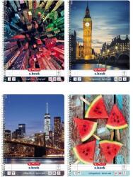 Herlitz Mixed A4 80lapos perforált vonalas spirálfüzet (11086188)