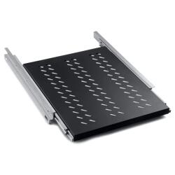 Formrack Kihúzható tálca/polc 800, 35kg terhelhetőség, 800mm mélységű 19 rack szekrénybe (F228HR)