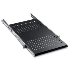 Formrack Kihúzható tálca/polc 1000, 60kg terhelhetőség, 1000mm mélységű 19 rack szekrénybe (F2210HR)