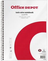 Office Depot A4+ lefűzhető kockás spirálfüzet (260.241)