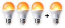 Lunesto Bec LED portocaliu E27 pachet 3+1 gratuit
